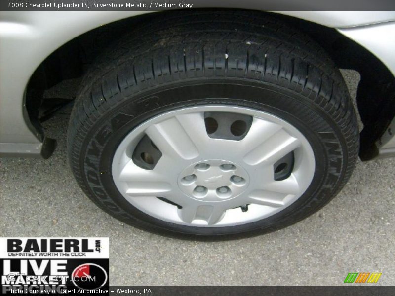 Silverstone Metallic / Medium Gray 2008 Chevrolet Uplander LS