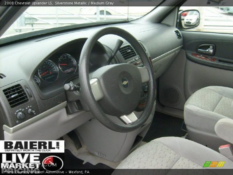 Silverstone Metallic / Medium Gray 2008 Chevrolet Uplander LS