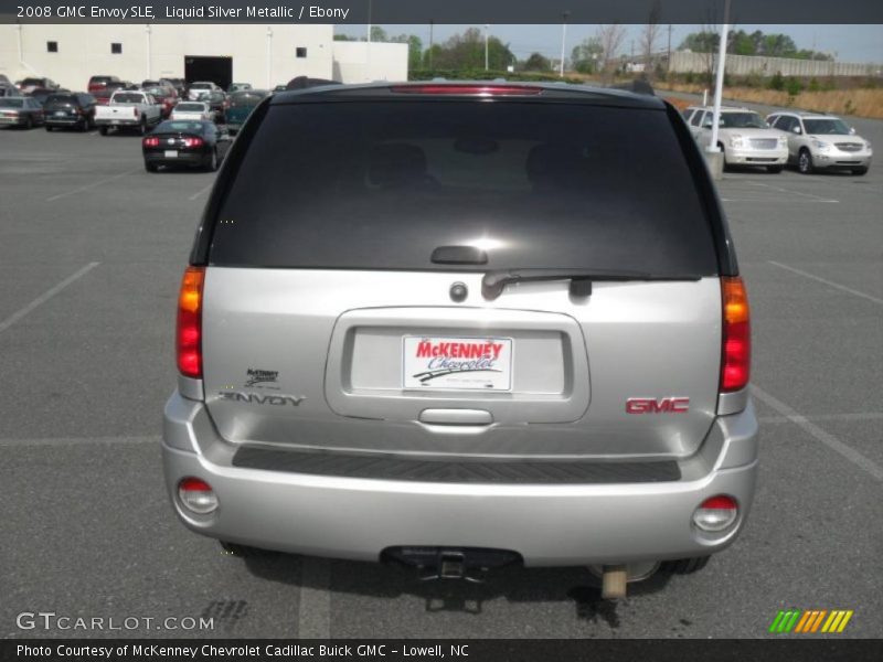 Liquid Silver Metallic / Ebony 2008 GMC Envoy SLE