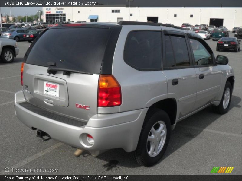 Liquid Silver Metallic / Ebony 2008 GMC Envoy SLE