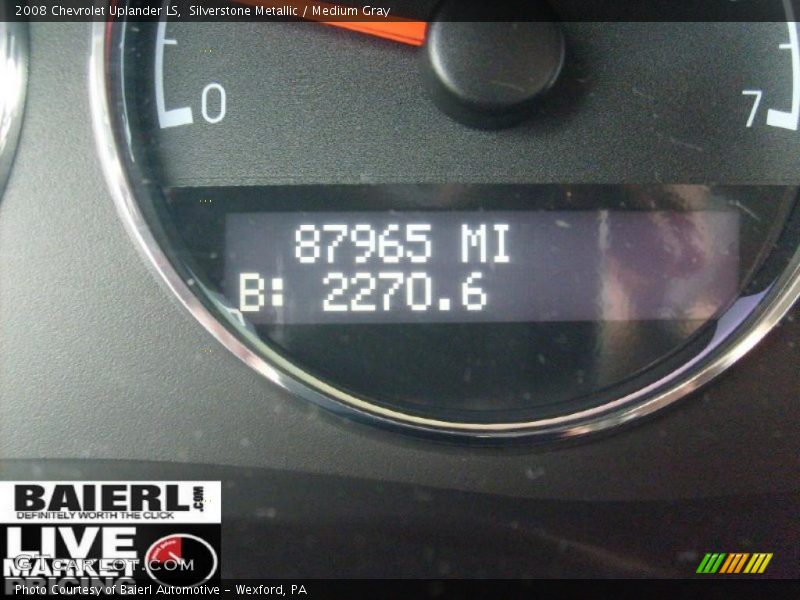 Silverstone Metallic / Medium Gray 2008 Chevrolet Uplander LS