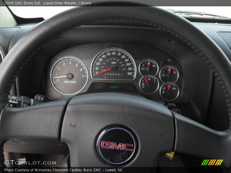 Liquid Silver Metallic / Ebony 2008 GMC Envoy SLE