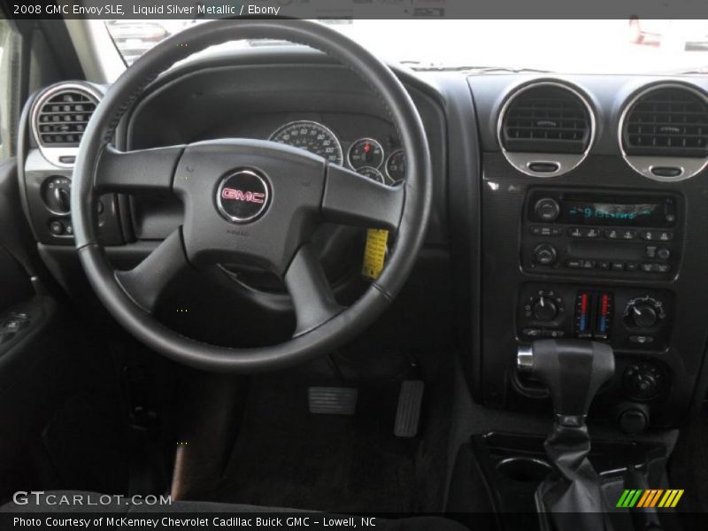 Liquid Silver Metallic / Ebony 2008 GMC Envoy SLE