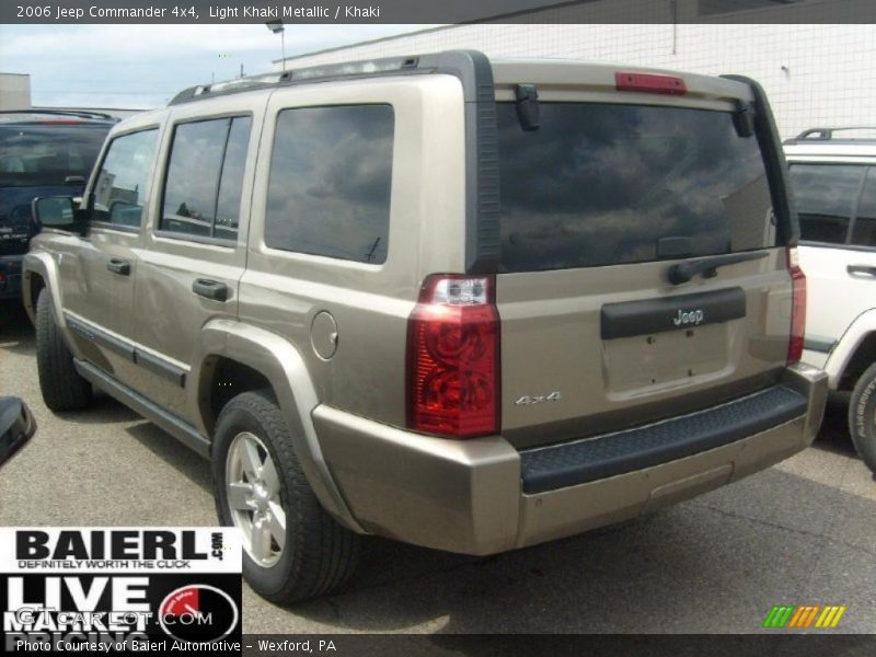 Light Khaki Metallic / Khaki 2006 Jeep Commander 4x4