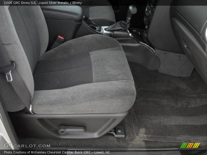 Liquid Silver Metallic / Ebony 2008 GMC Envoy SLE