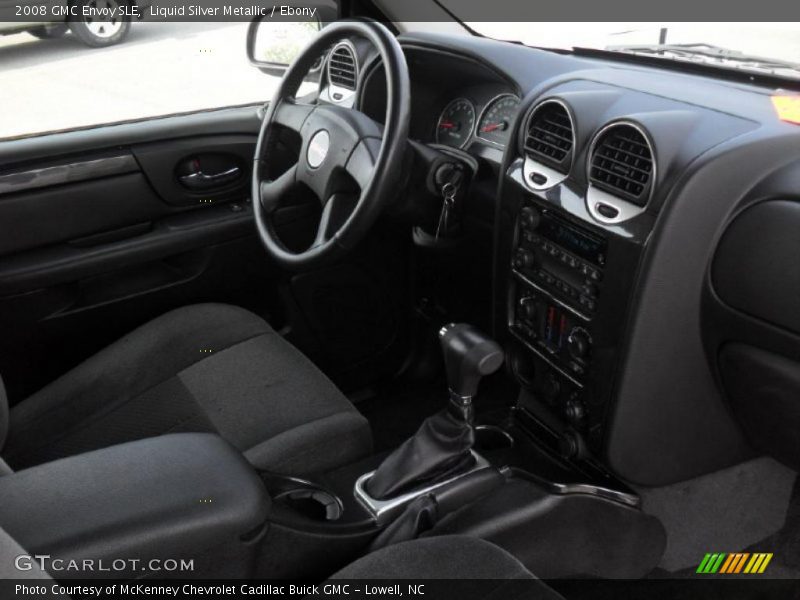 Liquid Silver Metallic / Ebony 2008 GMC Envoy SLE