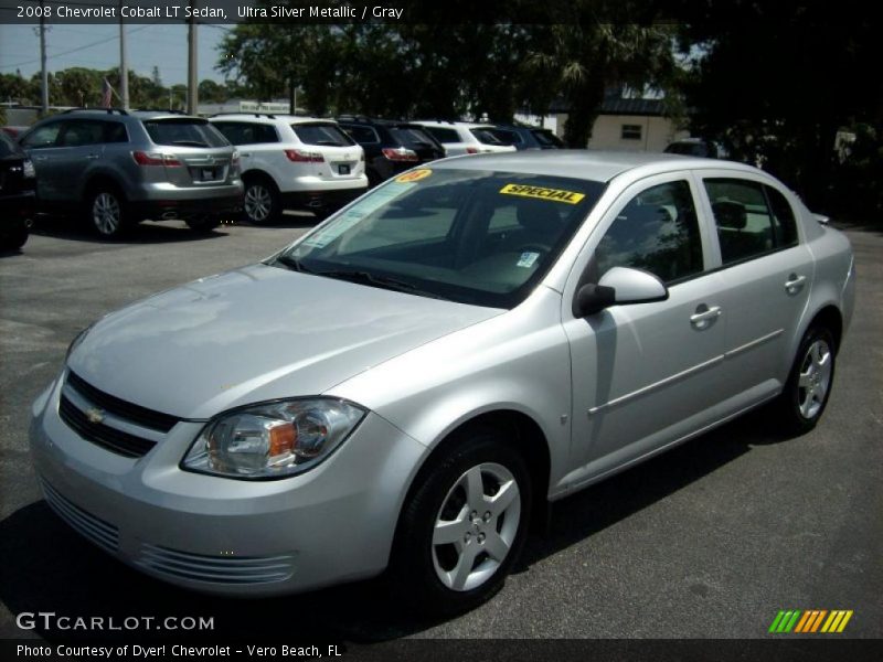 Ultra Silver Metallic / Gray 2008 Chevrolet Cobalt LT Sedan