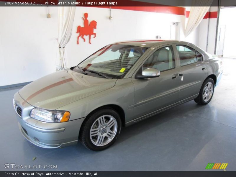 Willow Green Metallic / Taupe/Light Taupe 2007 Volvo S60 2.5T