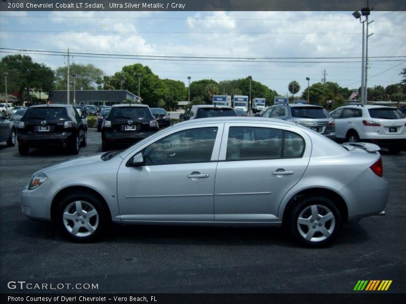 Ultra Silver Metallic / Gray 2008 Chevrolet Cobalt LT Sedan