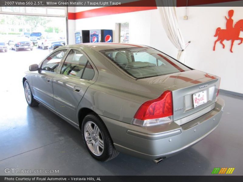 Willow Green Metallic / Taupe/Light Taupe 2007 Volvo S60 2.5T