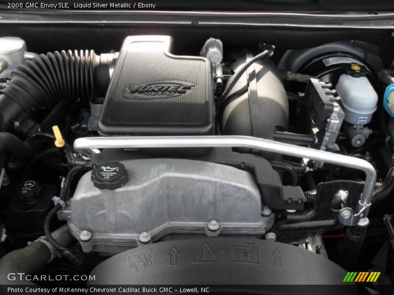 Liquid Silver Metallic / Ebony 2008 GMC Envoy SLE