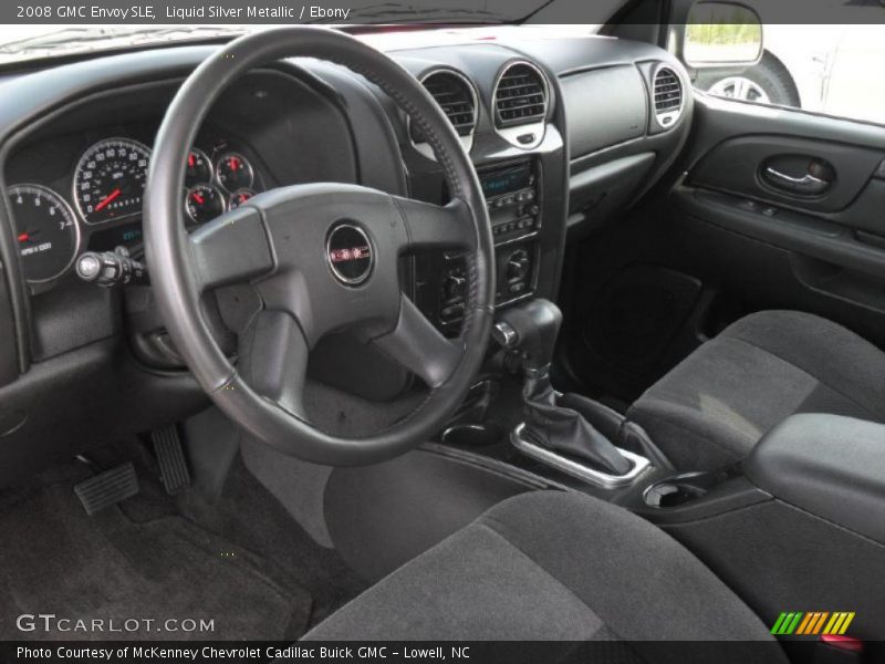 Liquid Silver Metallic / Ebony 2008 GMC Envoy SLE