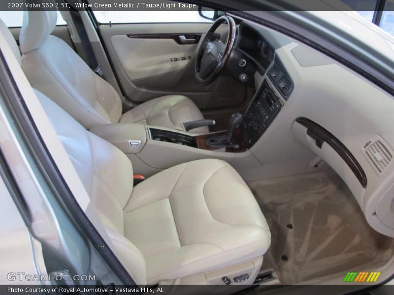 Willow Green Metallic / Taupe/Light Taupe 2007 Volvo S60 2.5T