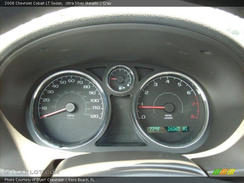 Ultra Silver Metallic / Gray 2008 Chevrolet Cobalt LT Sedan