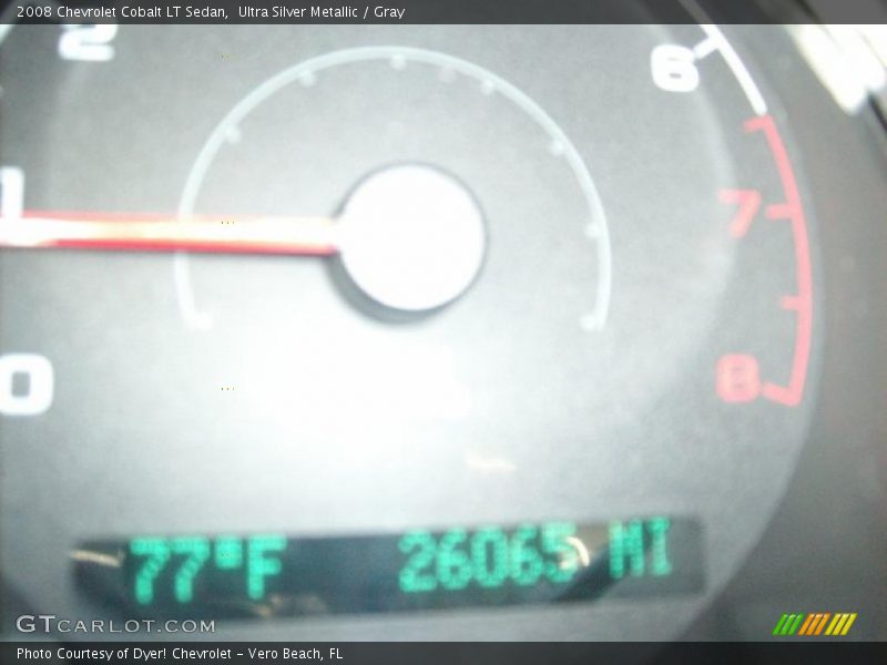 Ultra Silver Metallic / Gray 2008 Chevrolet Cobalt LT Sedan