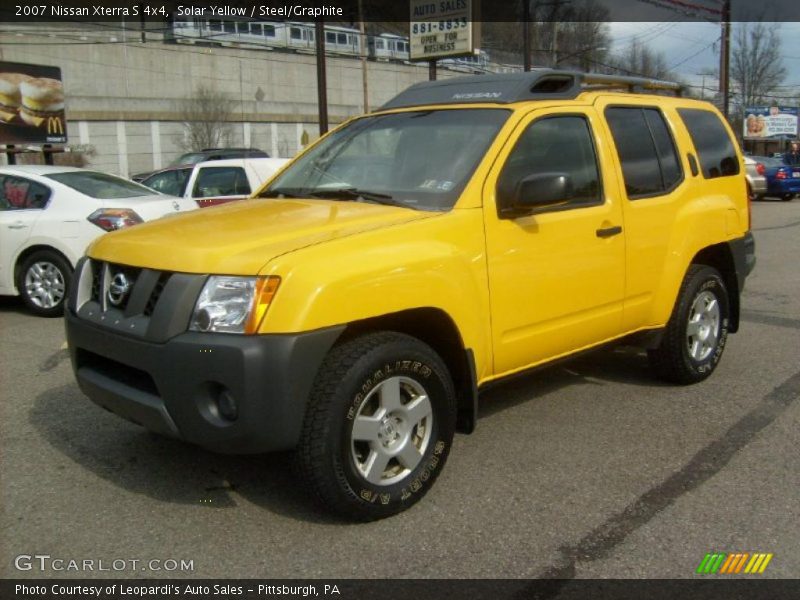 Solar Yellow / Steel/Graphite 2007 Nissan Xterra S 4x4