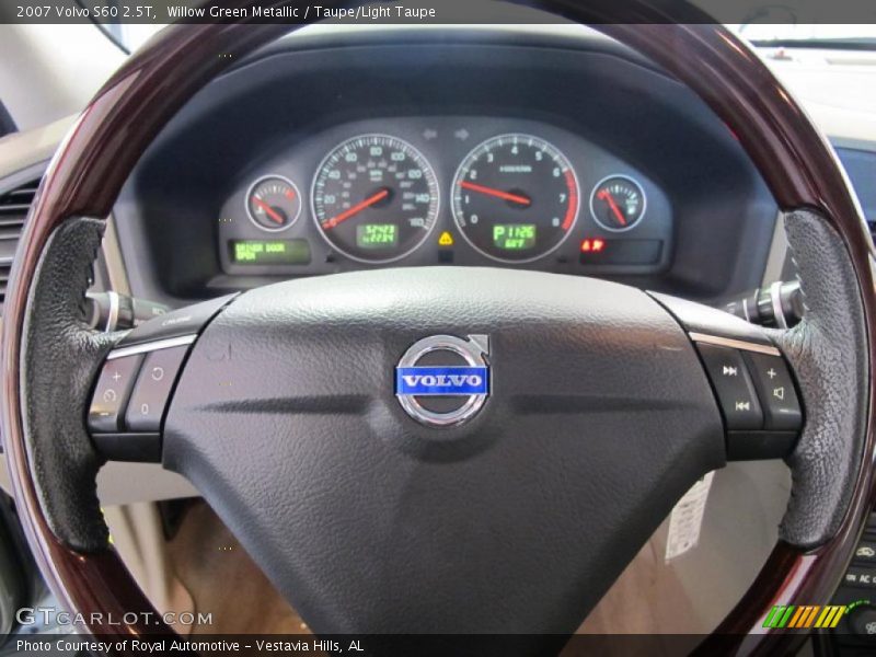 Willow Green Metallic / Taupe/Light Taupe 2007 Volvo S60 2.5T
