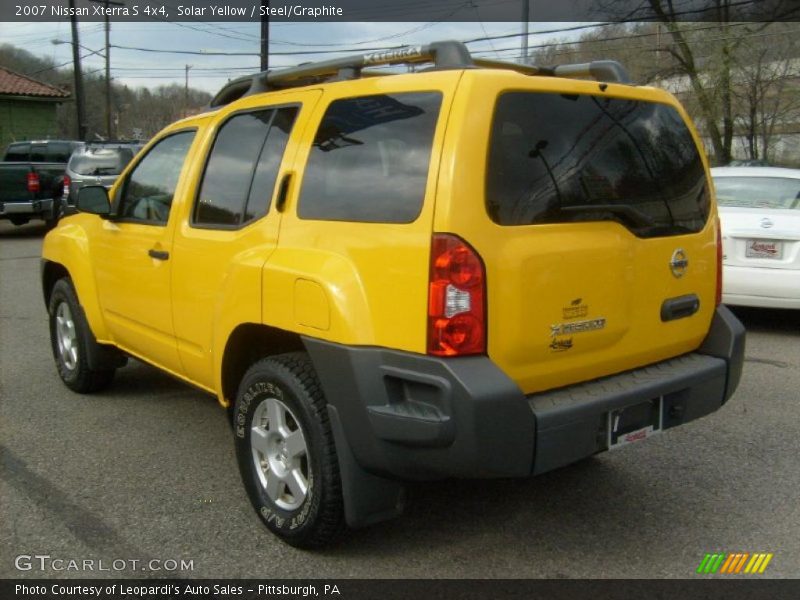 Solar Yellow / Steel/Graphite 2007 Nissan Xterra S 4x4
