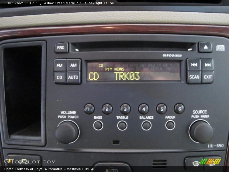 Willow Green Metallic / Taupe/Light Taupe 2007 Volvo S60 2.5T