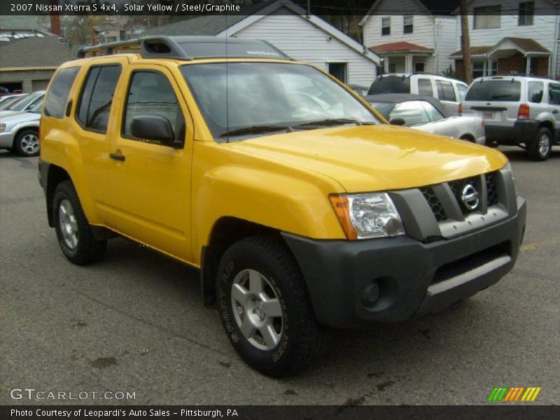 Solar Yellow / Steel/Graphite 2007 Nissan Xterra S 4x4