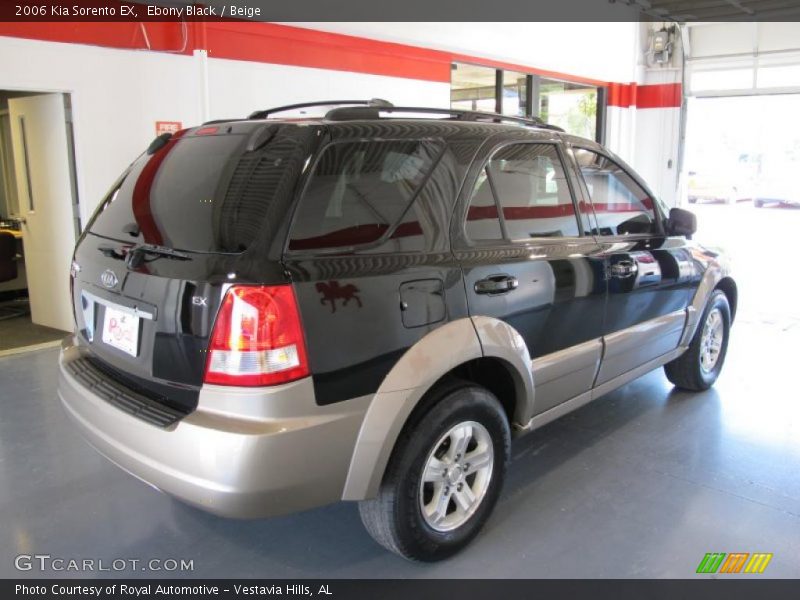 Ebony Black / Beige 2006 Kia Sorento EX