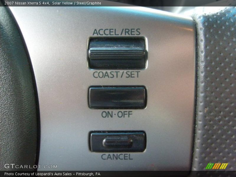Solar Yellow / Steel/Graphite 2007 Nissan Xterra S 4x4