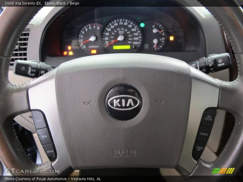 Ebony Black / Beige 2006 Kia Sorento EX