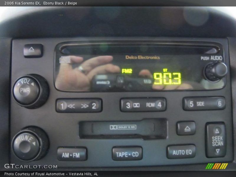 Ebony Black / Beige 2006 Kia Sorento EX