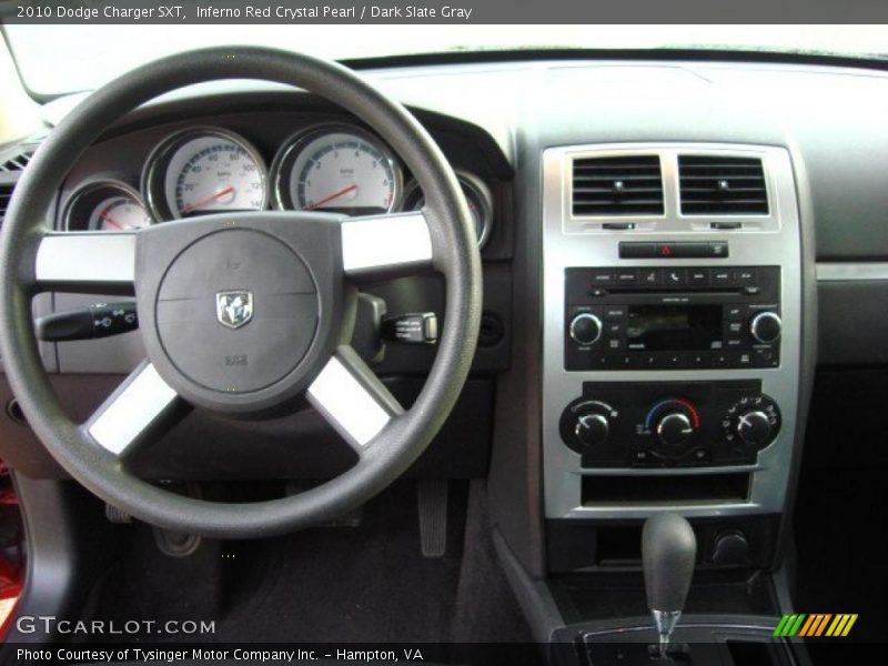 Inferno Red Crystal Pearl / Dark Slate Gray 2010 Dodge Charger SXT