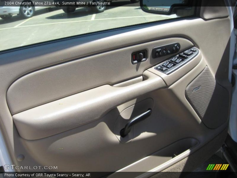 Summit White / Tan/Neutral 2004 Chevrolet Tahoe Z71 4x4