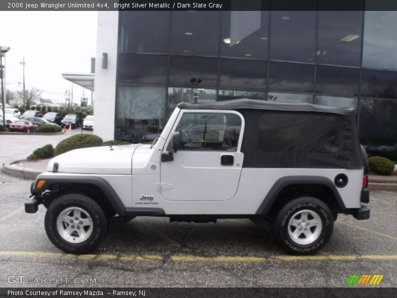 Bright Silver Metallic / Dark Slate Gray 2006 Jeep Wrangler Unlimited 4x4