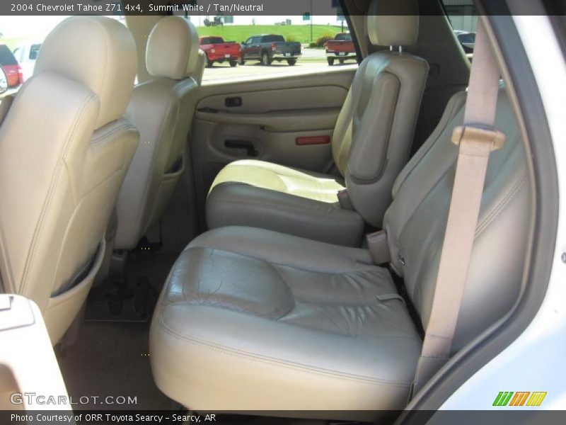 Summit White / Tan/Neutral 2004 Chevrolet Tahoe Z71 4x4
