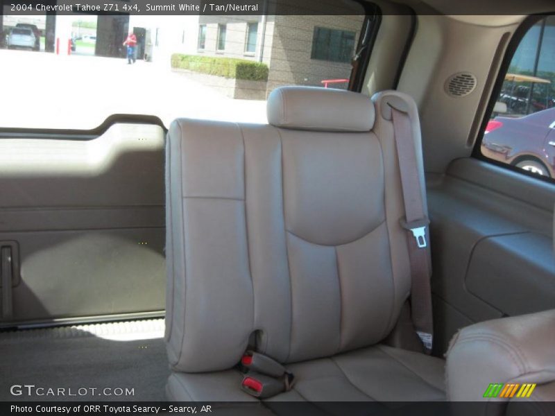 Summit White / Tan/Neutral 2004 Chevrolet Tahoe Z71 4x4