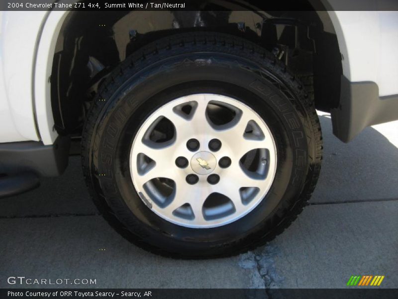 Summit White / Tan/Neutral 2004 Chevrolet Tahoe Z71 4x4