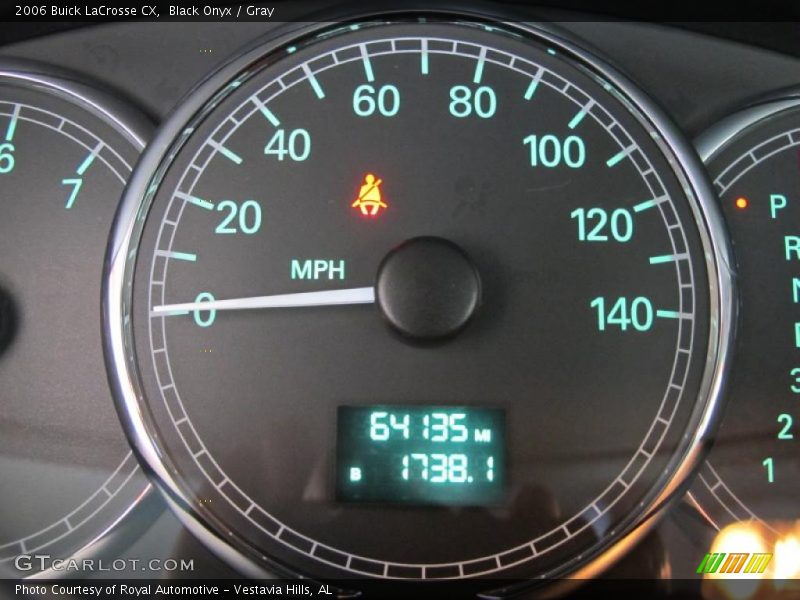 Black Onyx / Gray 2006 Buick LaCrosse CX