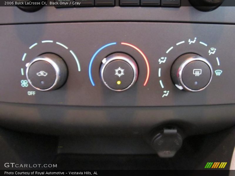 Black Onyx / Gray 2006 Buick LaCrosse CX