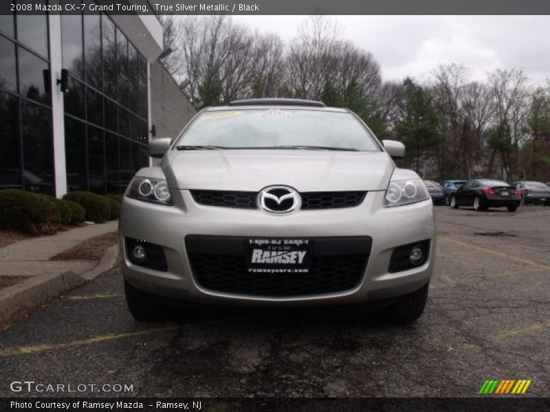 True Silver Metallic / Black 2008 Mazda CX-7 Grand Touring