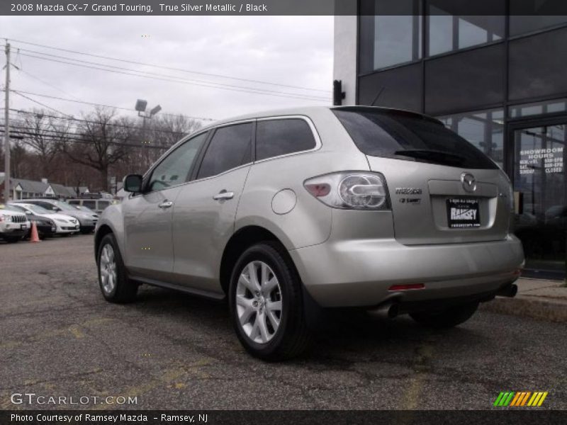 True Silver Metallic / Black 2008 Mazda CX-7 Grand Touring