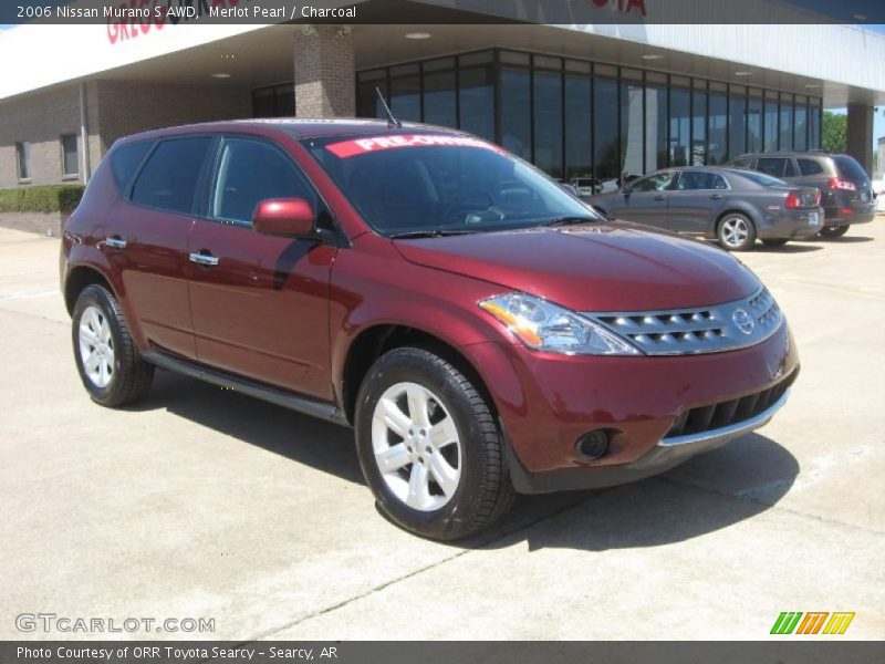 Merlot Pearl / Charcoal 2006 Nissan Murano S AWD