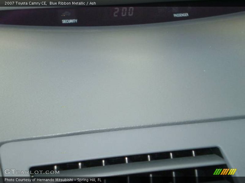 Blue Ribbon Metallic / Ash 2007 Toyota Camry CE