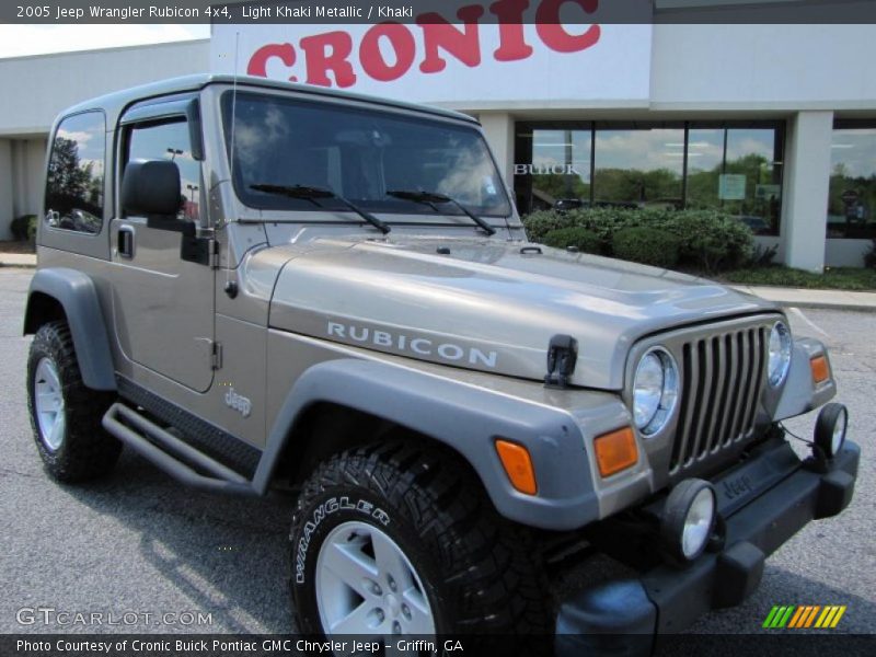 Light Khaki Metallic / Khaki 2005 Jeep Wrangler Rubicon 4x4