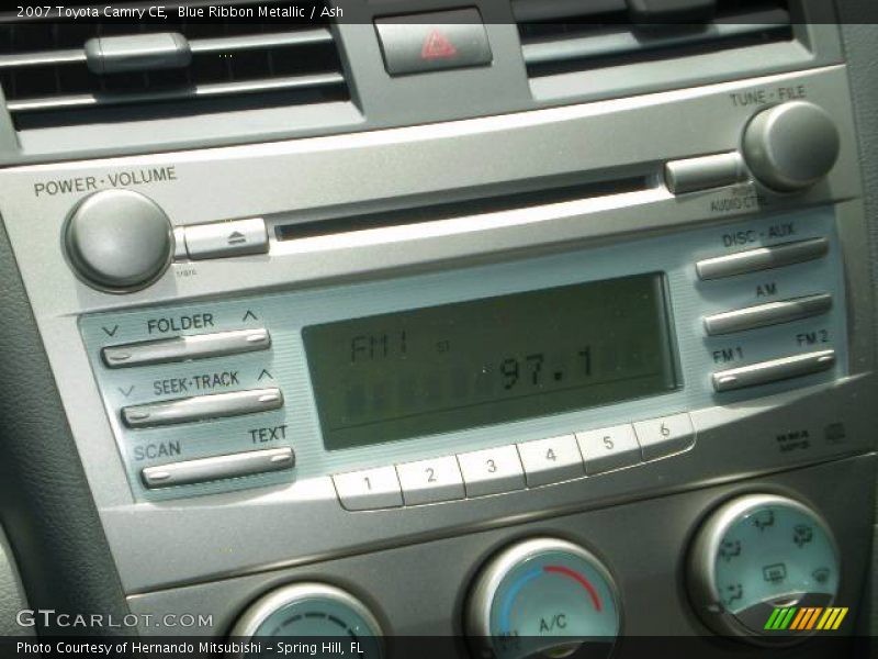 Blue Ribbon Metallic / Ash 2007 Toyota Camry CE