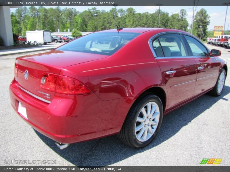 Crystal Red Tintcoat / Cocoa/Cashmere 2008 Buick Lucerne CXS