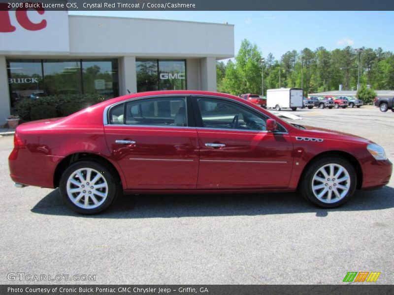 Crystal Red Tintcoat / Cocoa/Cashmere 2008 Buick Lucerne CXS