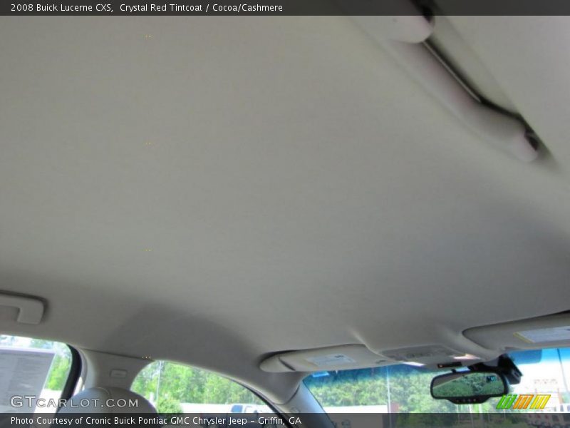 Crystal Red Tintcoat / Cocoa/Cashmere 2008 Buick Lucerne CXS