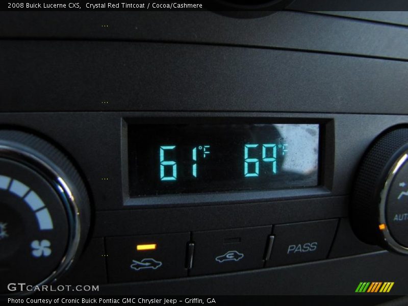 Crystal Red Tintcoat / Cocoa/Cashmere 2008 Buick Lucerne CXS