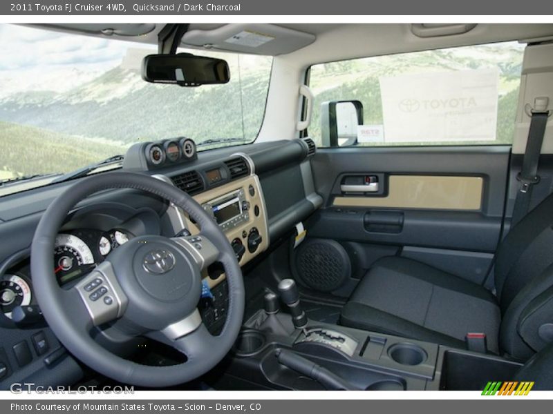 Quicksand / Dark Charcoal 2011 Toyota FJ Cruiser 4WD