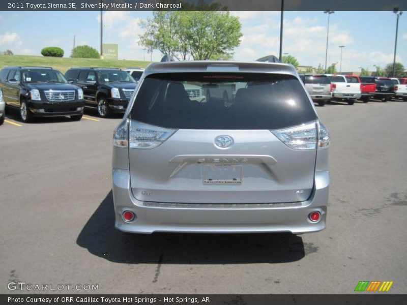 Silver Sky Metallic / Dark Charcoal 2011 Toyota Sienna SE