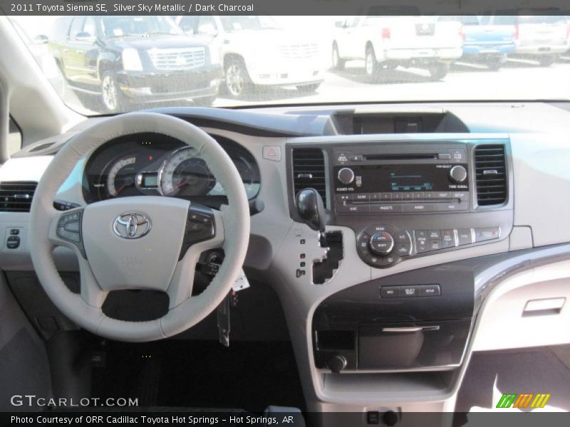 Silver Sky Metallic / Dark Charcoal 2011 Toyota Sienna SE