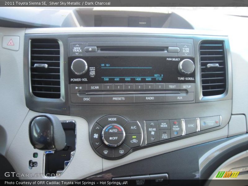 Silver Sky Metallic / Dark Charcoal 2011 Toyota Sienna SE